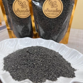 งาดำคั่วบด Ground Roasted Black Sesame ละเอียด มี อย. คั่วเตาถ่าน 100% ตรา เต็มเมล็ด ขนาดถุงละ 100 กรัม พร้อมส่ง