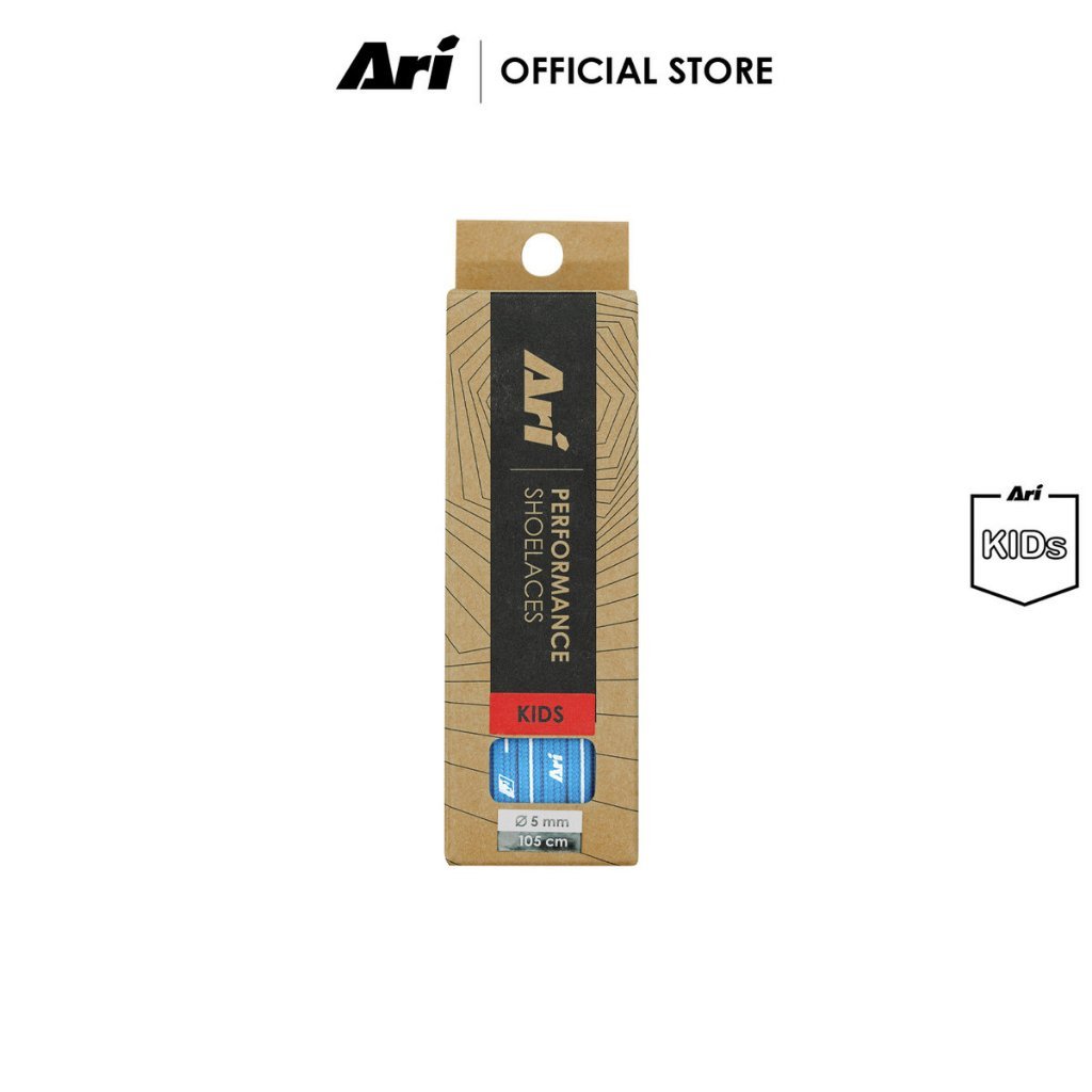 ARI COLORFUL SHOELACES - LIGHT BLUE เชือกรองเท้า อาริ COLORFUL สีฟ้า - รูปที่ 3