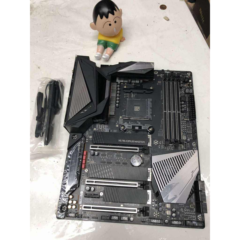 MAINBOARD (เมนบอร์ด) AM4 GIGABYTE X570 AORUS MASTER ไม่มีกล่อง ใช้งานปกติ ประกันร้าน