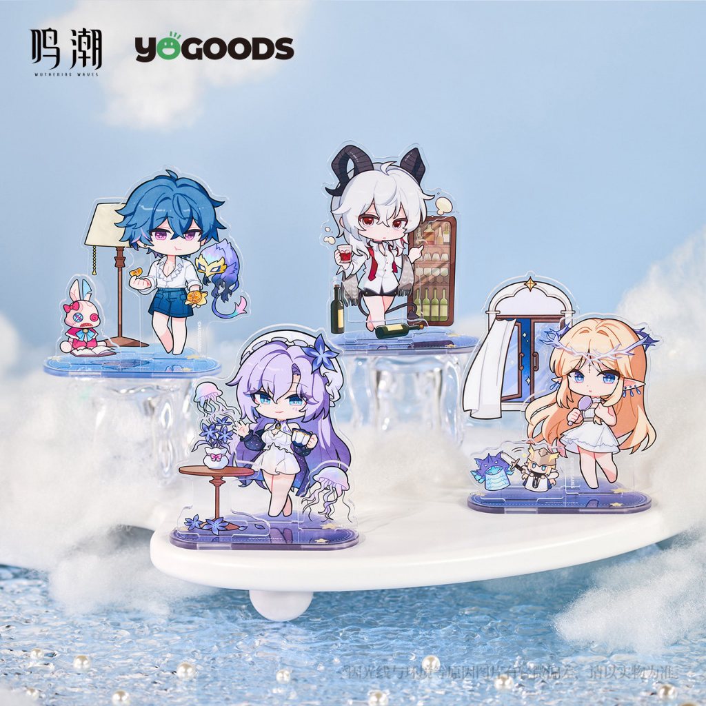 [ พร้อมส่ง / Official ] Wuthering Waves x Yogoods "Lullaby" - Q version Standee WuWa สแตนดี้ Cantare