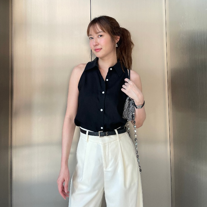 Dressupcorner Rio Sleeveless Linen Shirt DCN01276