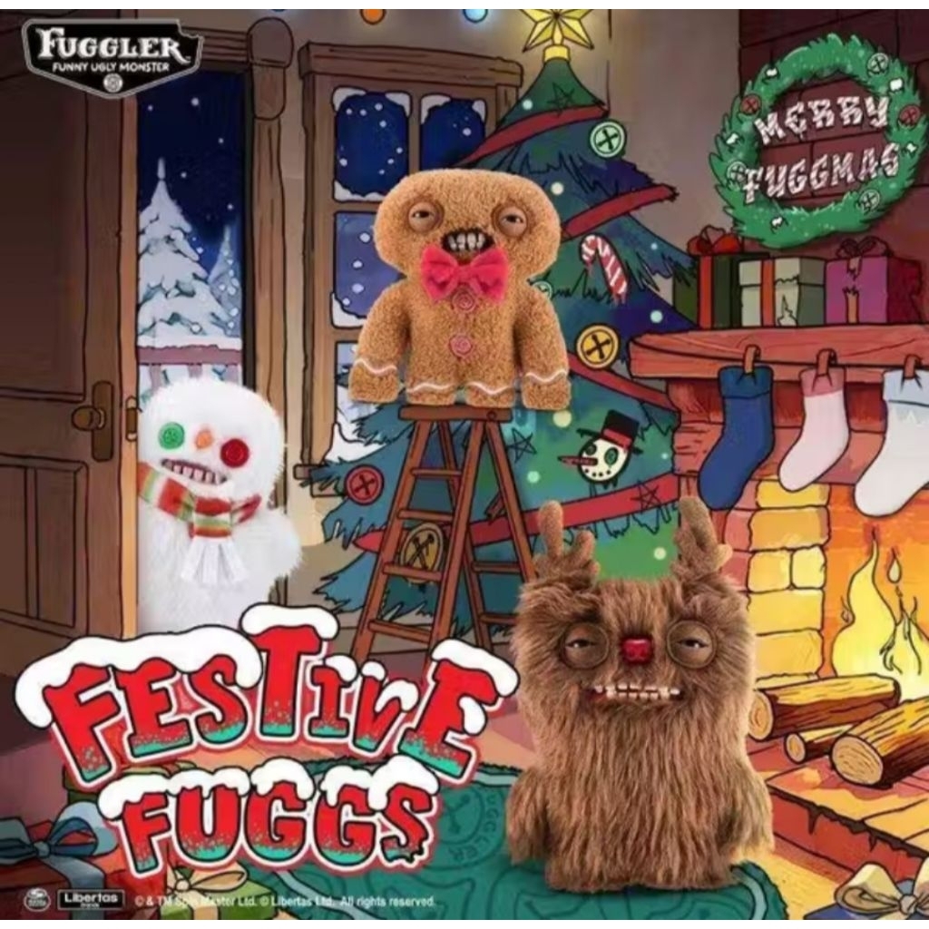 ตุ๊กตา Fuggler Funny Ugly Monster Festive Fuggs พร้อมส่ง