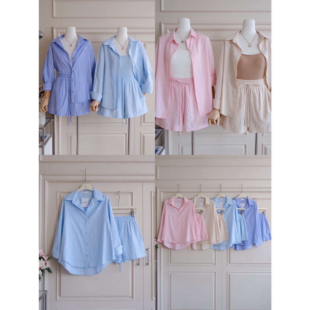 •PRISANA• PSN 22295 เซทผ้าคอตตอนทอลายเทคเจอร์ในตัว เป็นผ้าตัวใหม่ที่ได้ความอยู่ทรงสวย เนื้อนุ่ม