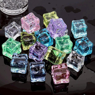 [ในไลฟ์] ก้อนน้ำแข็งอะคริลิค เรซิ่นก้อนน้ำเข็ง สำหรับDIY ส่ง…