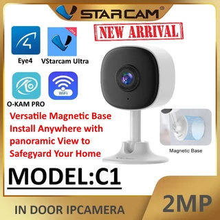 Vstarcam C1 ความละเอียด 2 MP(1296P) กล้องวงจรปิดไร้สาย Indoor (ฐานแม่เหล็กอเนกประสงค์ - ติดตั้งได้ทุกที่) มีระบบ AI+