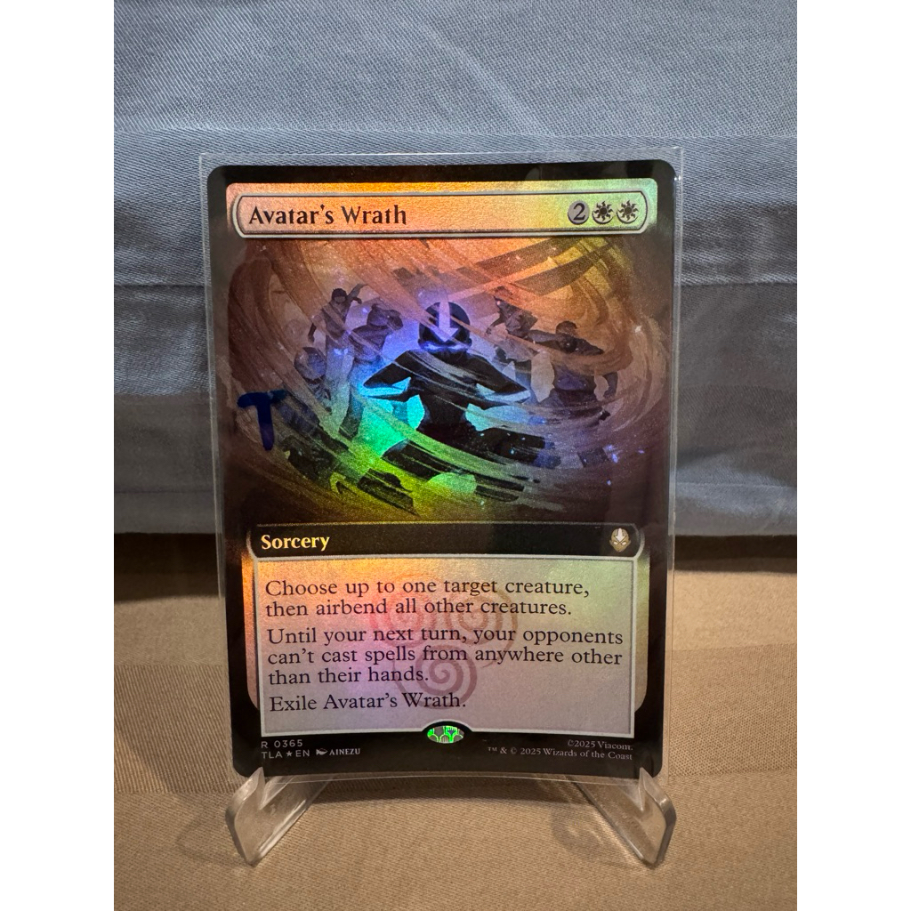 MTG Avatar: The Last Airbender Variants Foil: Avatar's Wrath (0365 - Extended Art)