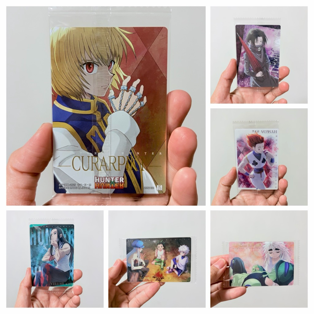 (งานแท้ สินค้ามือสองจากญี่ปุ่น) การ์ด การ์ดเมะ การ์ดสะสม อนิเมะ ฮันเตอร์ × ฮันเตอร์ hunter x hunter