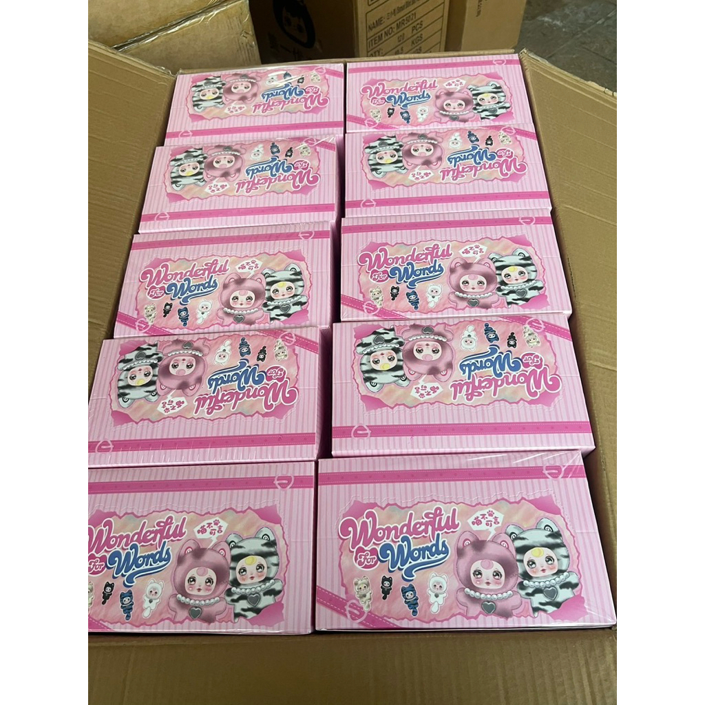 พร้อมส่งในไทย ยกบล็อก 6 จุ่ม baby three third generation animal party series 💝มีโค้ด💝