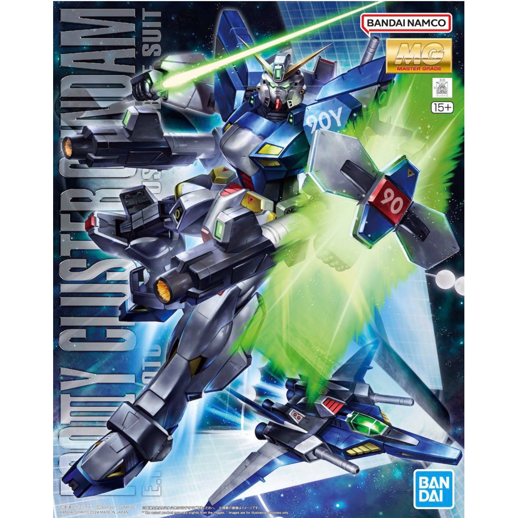 MG F90III-Y Cluster Gundam (P-bandai)