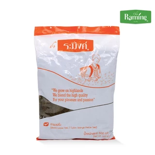 ชาผงฝรั่ง ชาดำ ชนิดผงบดหยาบ 500 กรัม ตราชาระมิงค์ Black Loose Tea