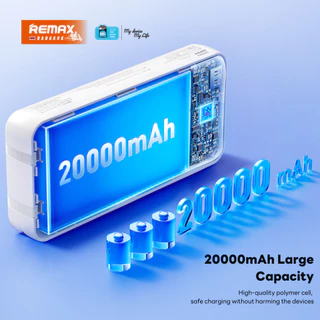 [ สินค้ายอดฮิต CCC ] Remax Power Bank RPP-680 20000mAh พาวเวอร์แบงค์ มีสายในตัว ชาร์จเร็ว Fast Charge หน้าจอ LED