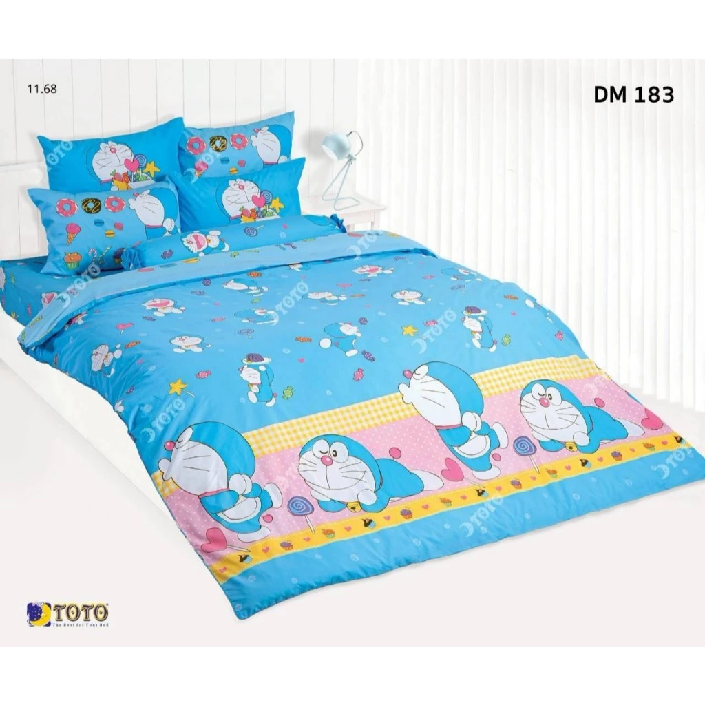 ผ้าปูที่นอน TOTO ลายโดเรม่อน DM172 DM180 DM181 DM182 DMV179 thumbnail 8