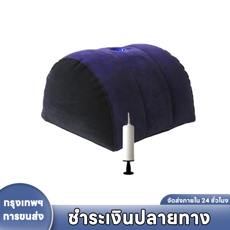 หมอนเป่าลม ประเภทนุ่ม เหมาะสำหรับเฟอร์นิเจอร์สำหรับผู้ใหญ่ ตั้งแคมป์ + ปั๊มเสริม หมอนเป่าลม