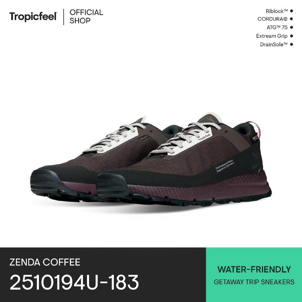 Tropicfeel Sneaker Zenda Coffee Brown รองเท้าผ้าใบ (2510194U183)