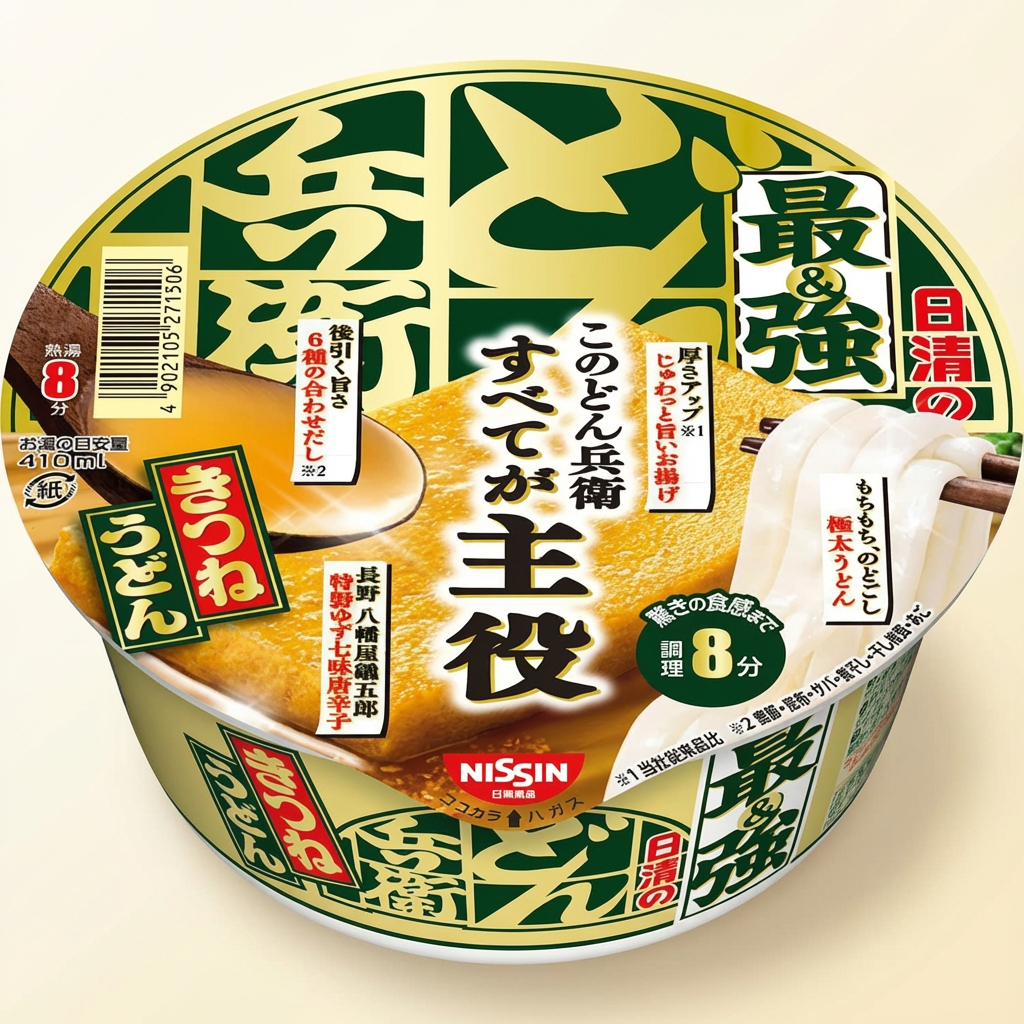 NISSIN “The Ultimate Donbei” Kitsune Udon (93g)