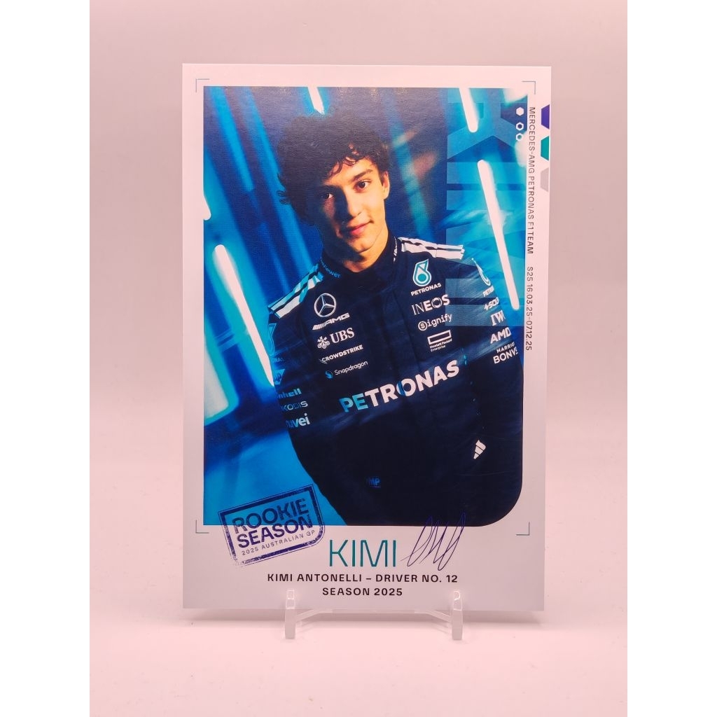 การ์ด f1 driver kimi antonelli 2025