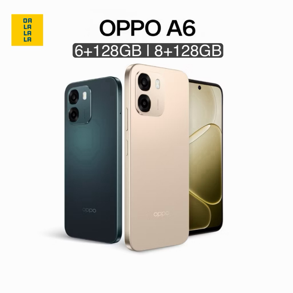 OPPO A6 4G [6+128gb] แบต7,000mAh เครื่องศูนย์แท้ รับประกันศูนย์ไทย 1 ปี