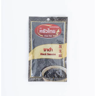 STH_Shop งาดำ 100g ตราครัวไทย Black Sesame เม็ดเต่งตึง หอมสดใหม่ แคลเซียมสูง บำรุงผมและผิว สำหรับใส่เครื่องดื่มและขนม