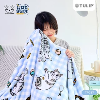 Tulip Fleece ผ้าห่มฟลีซ ทูนหัวของบ่าว TFG37 ลิขสิทธิ์แท้ สัมผัสนุ่ม พกพาสะดวก