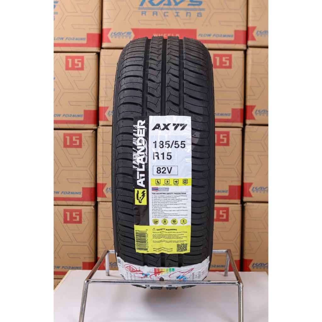ยางรถยนต์ขอบ15 ATLANDER รุ่น AX-77 ปี2025 ยางรถเก๋ง ยางรถยนต์สำหรับรถเก๋ง ฟรีจุ๊บลมยางทุกเส้น