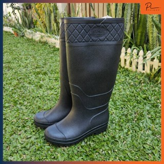 รองเท้าบูทสูง PVC มีแผ่นรองพื้น แบรนด์ แคนนู Canue รุ่น B06 …