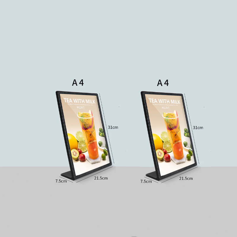 ป้ายตั้งโต๊ะอะคริลิค ป้ายเมนู ป้ายตั้งโต๊ะ ก4 วัสดุแข็งแรง ไม่หักเมื่อตก การออกแบบลายไม้ รูปทรงต้นไม้