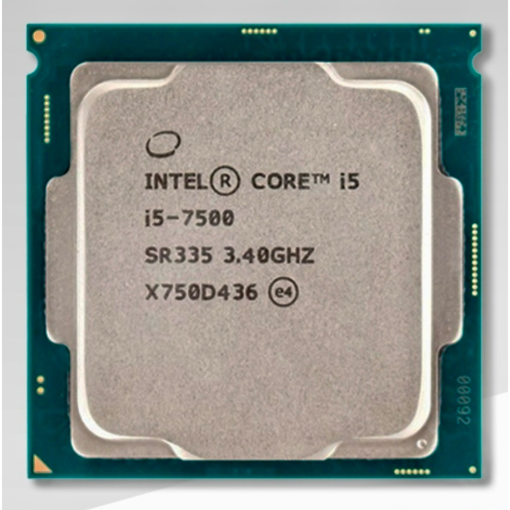 CPU CORE i5-7500 มือสองราคาถูกพร้อมใช้งาน แถมฟรีซิลิโคน