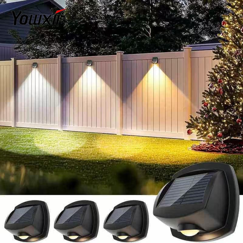 YOWXII ไฟโซล่าเซลล์ ไฟติดผนัง ร์จแสงอาทิตย์ 100% ประหยัดไฟ led Solar Light กันน้ํา เปิดปิดอัตโนมัติ