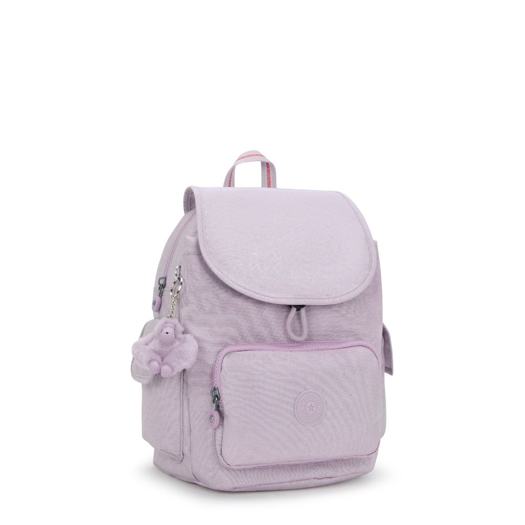KIPLING حقيبة ظهر CITY PACK S — ليلكي لامع — صورة 3
