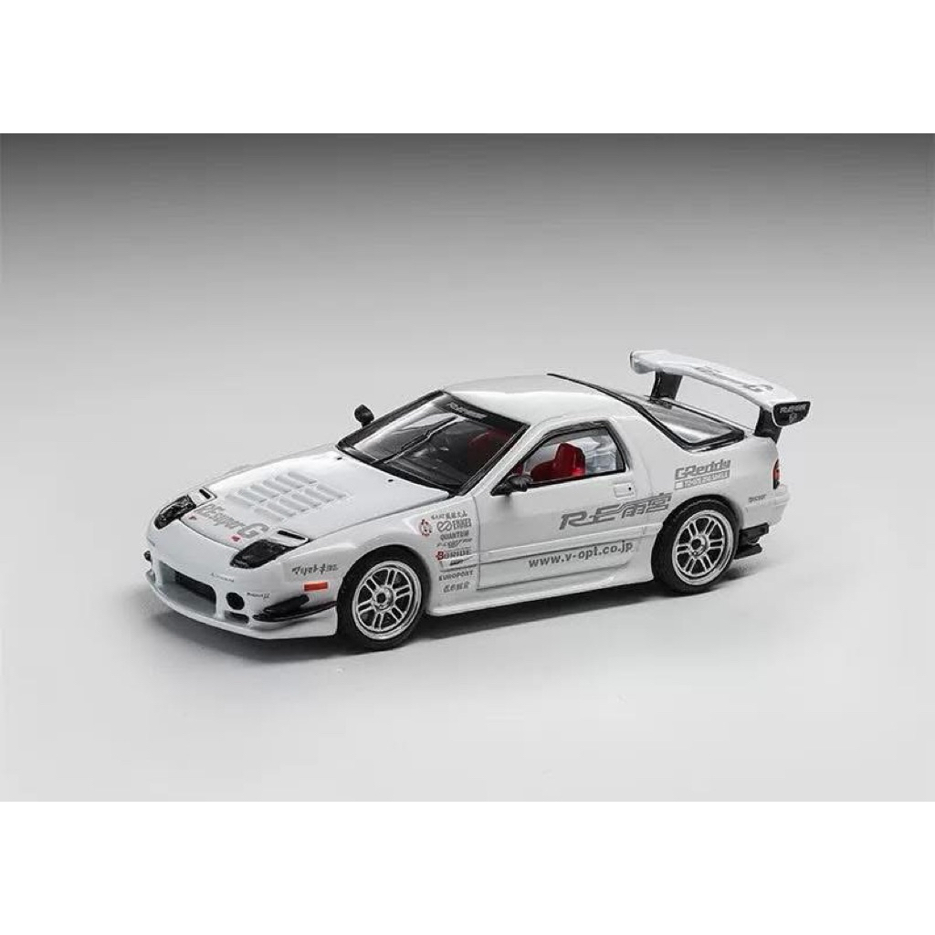 【Pre-Order】 – Diecast Car Model | POPRACE PR640260 Mazda RX-7 FC3S RE-Amemiya 1:64 ⚪