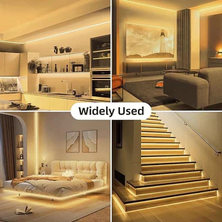 ไฟแถบนีออน LED ตัดได้ไฟนีออนแคบแบบยืดหยุ่น ยาว 5-30 เมตร พร้อมปลั๊ก ดัดงอได้ สีสวยกันน้ำแรงดัน 220V