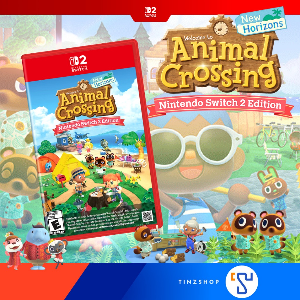 [ส่งด่วน] [Switch2] Nintendo Switch 2 Game Animal Crossing New Horizons Nintendo Switch 2 Edition (ตลับเกม)