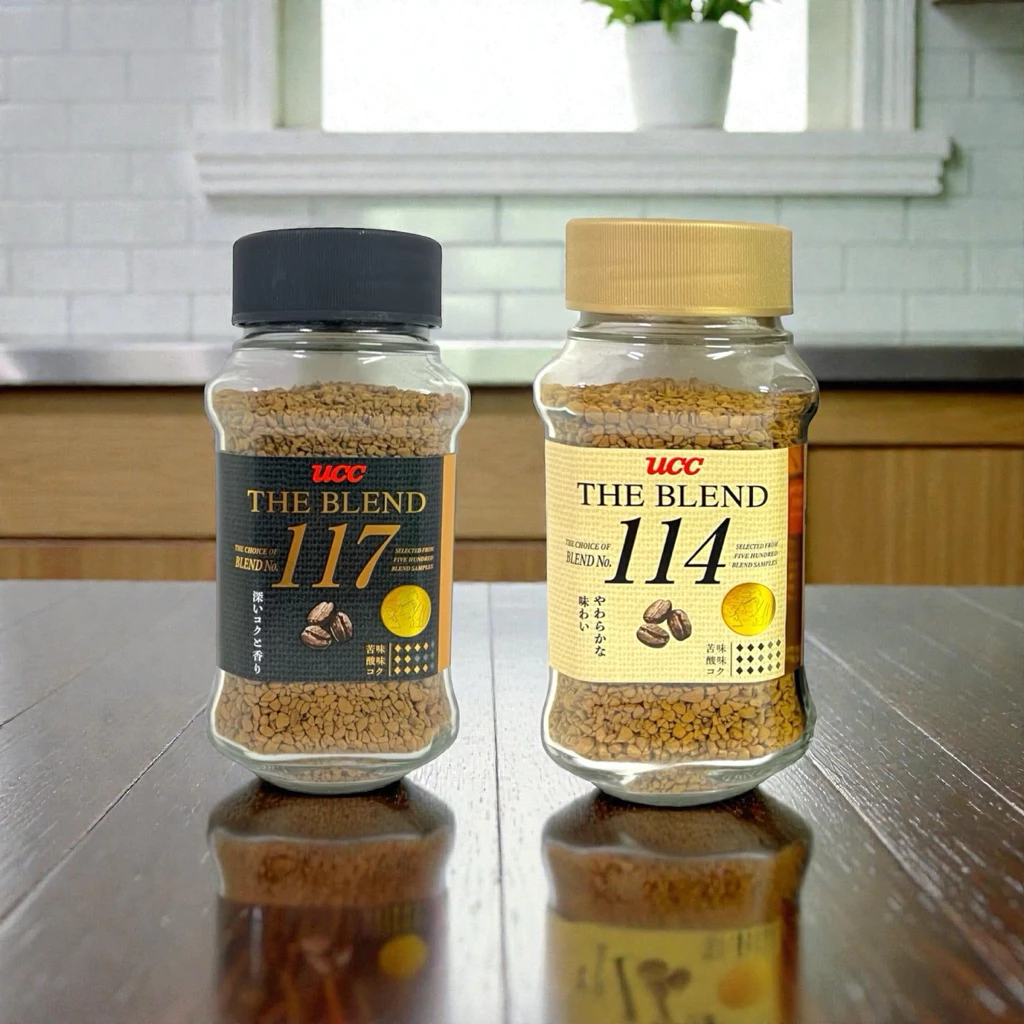 🎉🎉🎉 พร้อมส่ง กาแฟ UCC THE BLEND สูตร 114ขนาด70 g🎉117