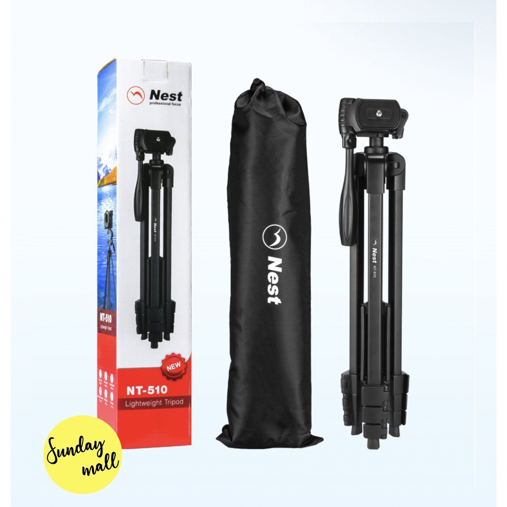 [รับประกัน1ปี] ขาตั้งกล้อง Nest NT-510 แข็งแรง พกพาสะดวก SDM2 ส่งไว! - รูปที่ 3