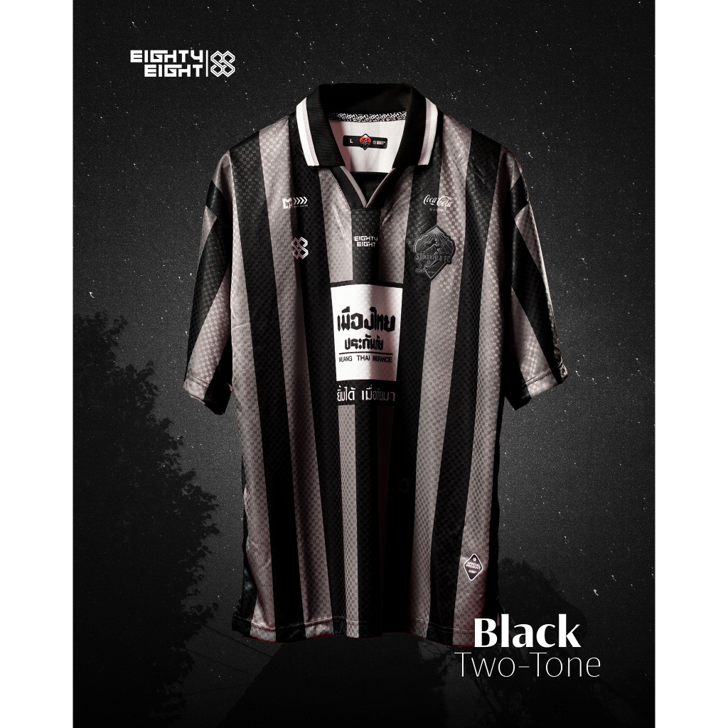 เสื้อแชมป์เปี้ยนส์ลีกน้ำเงินดำ 23/24 โทนดำ โอเวอร์ไซซ์