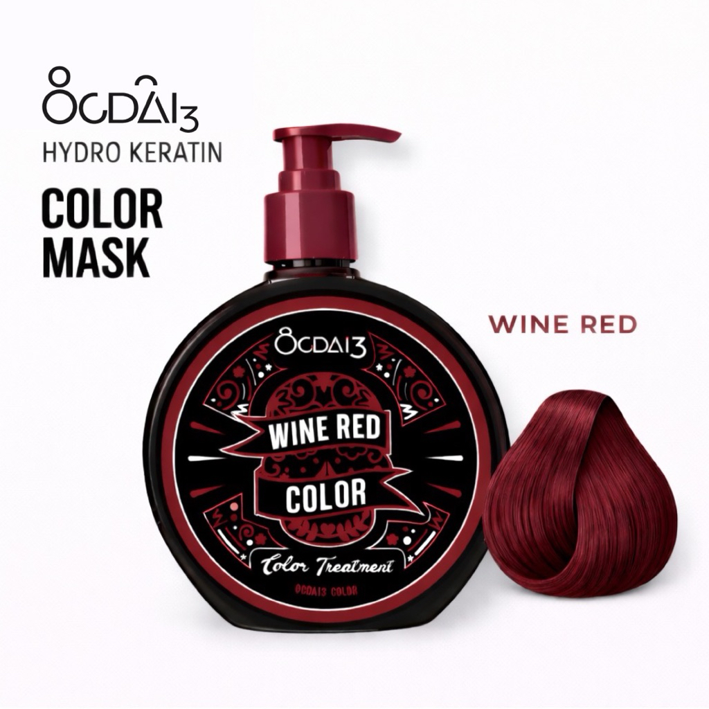 แท้ OCDAI3ทรีทเม้นเปลี่ยนสีผม สีแดงเลือดหมู