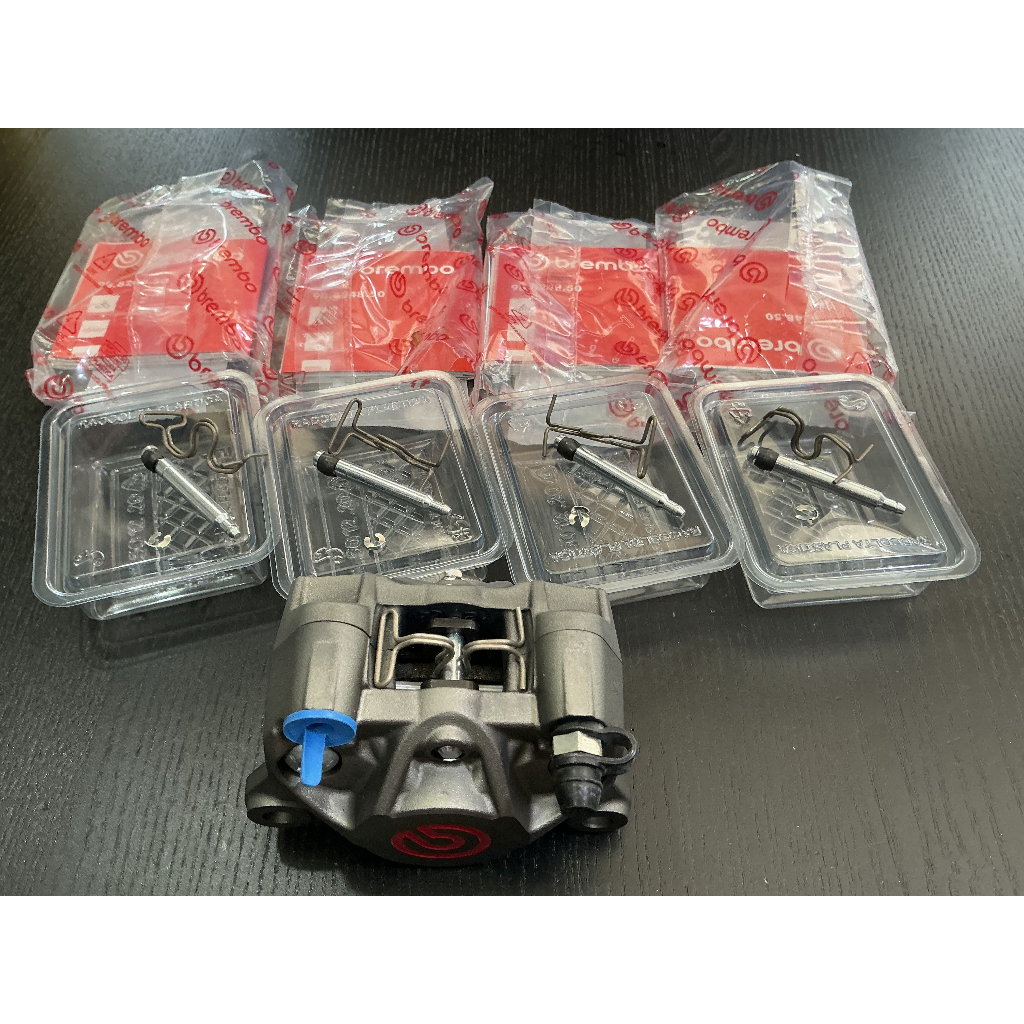 (อะไหล่)Brembo ปักข้าง สลักผ้าเบรค+ตัวกดผ้าเบรค-กิ๊ปล๊อคสลัก แท้ brembo ปักข้างแท้ติดปั้ม