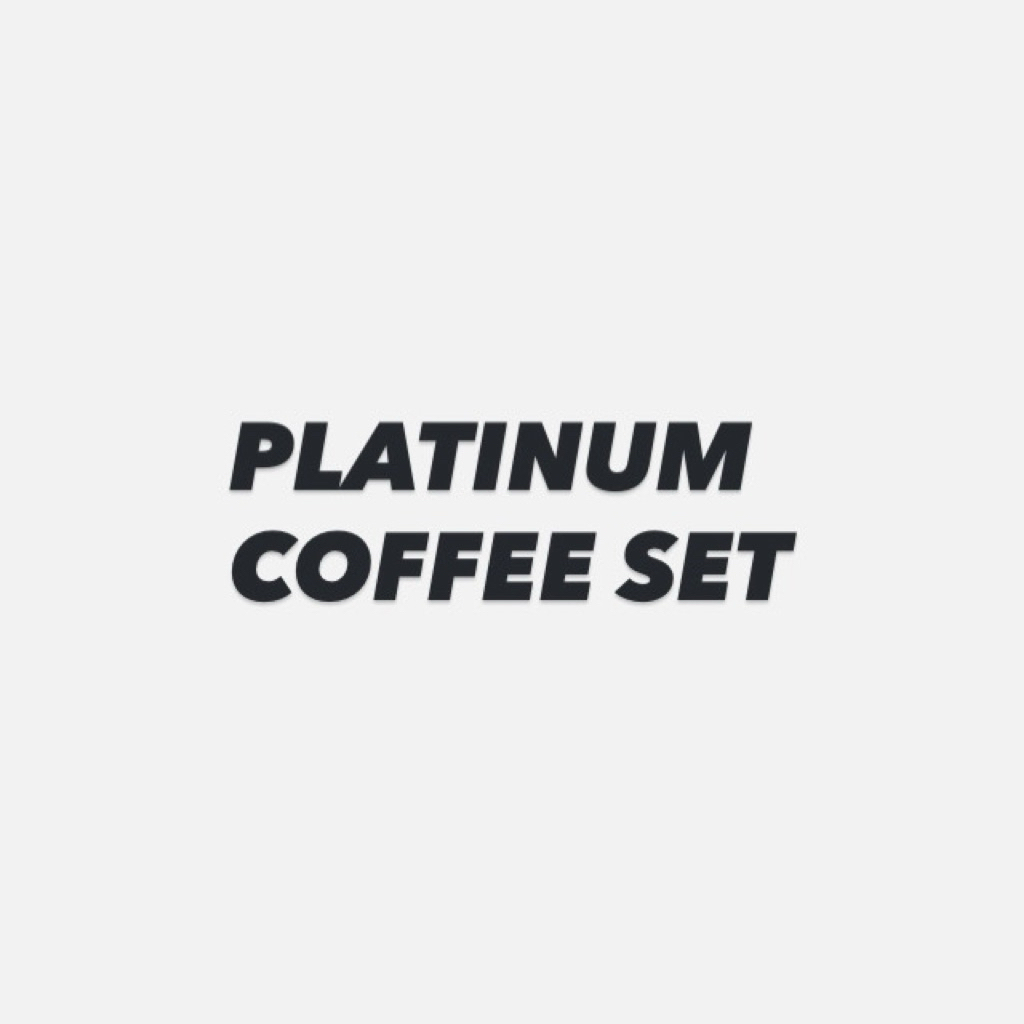 platinum set coffees