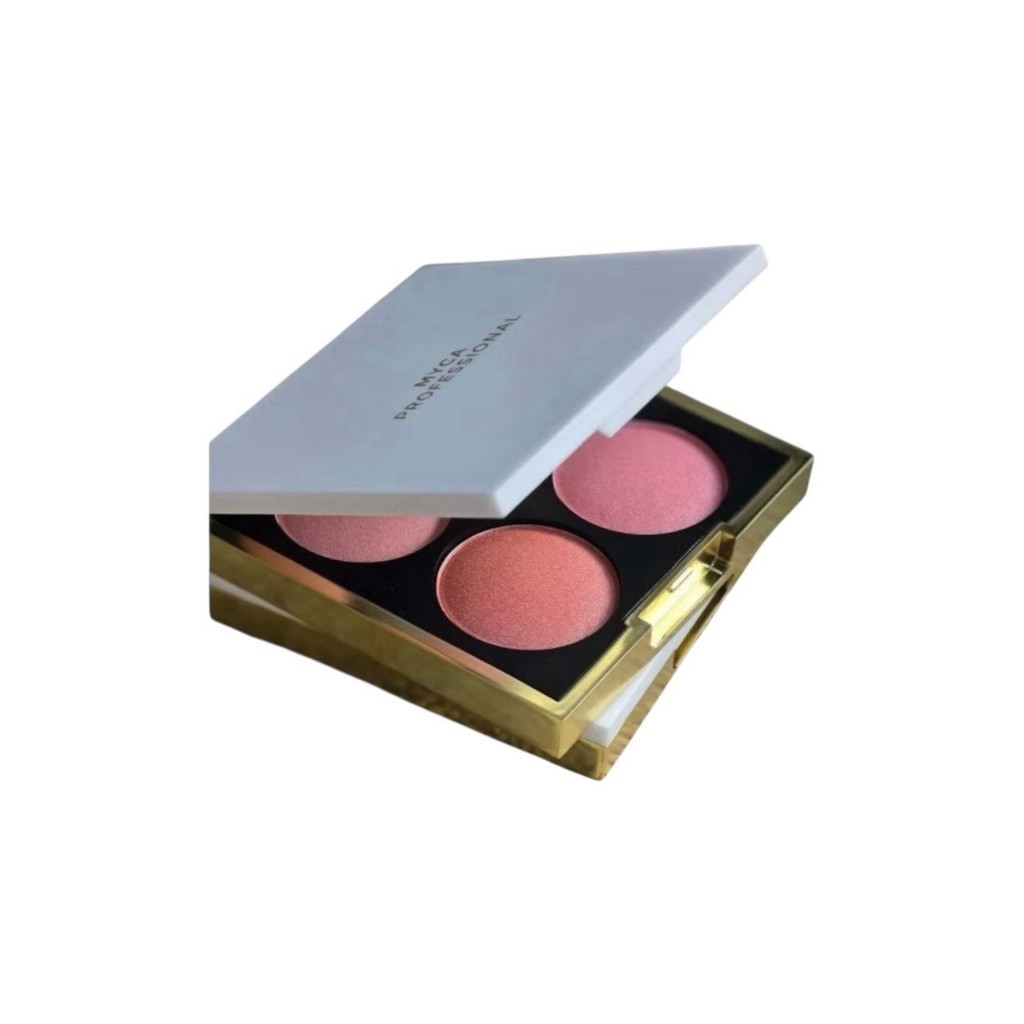 [ซื้อในไลฟ์ลด50%ของแท้] MYCA STAGE LIGHT BLUSH PALETTE ไมก้า บลัชออน พาเลท ใหม่