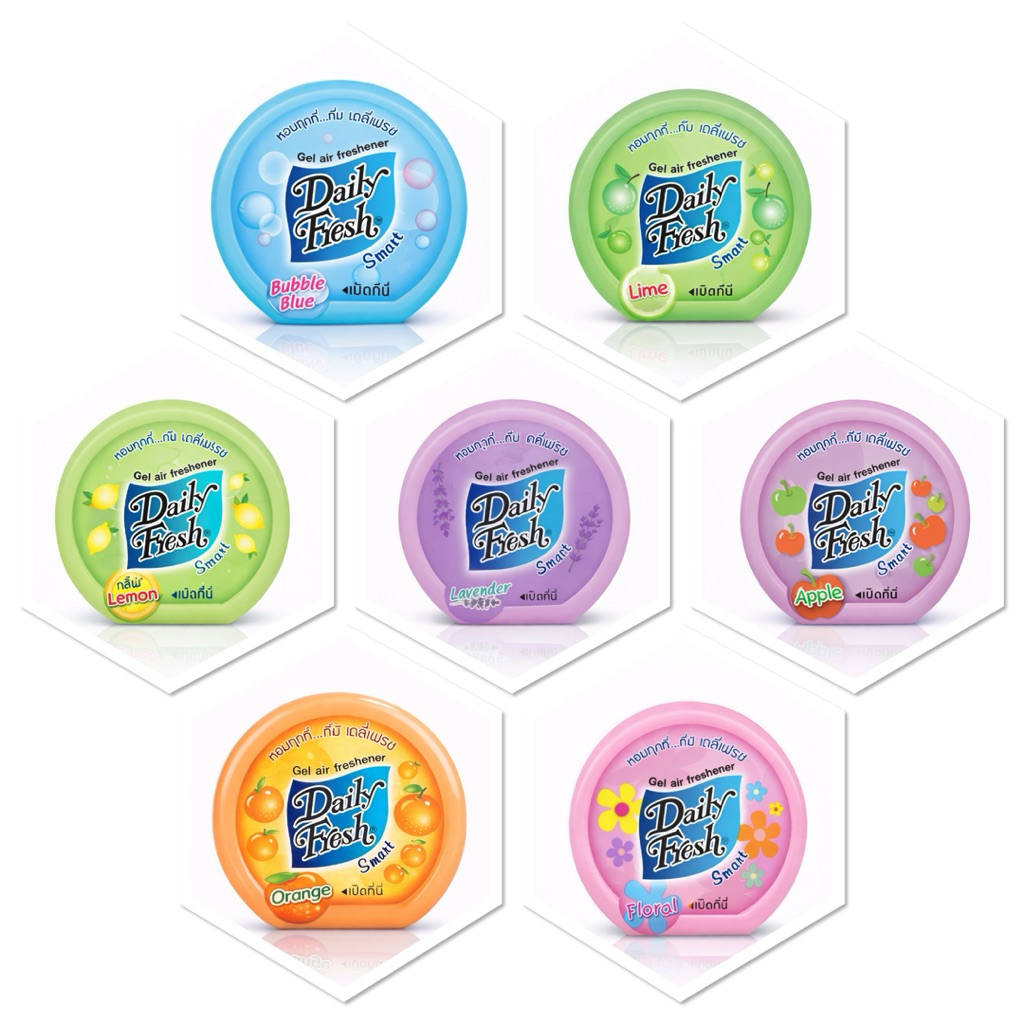 Daily Fresh เดลี่เฟรช เจลก้อนหอมปรับอากาศ ปริมาณ 60กรัม