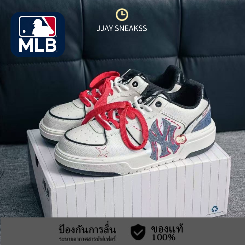 〖ของแท้ 100%〗 MLB Chunky Liner  Bespoke White  Low Sneakers 3ASXCA12N