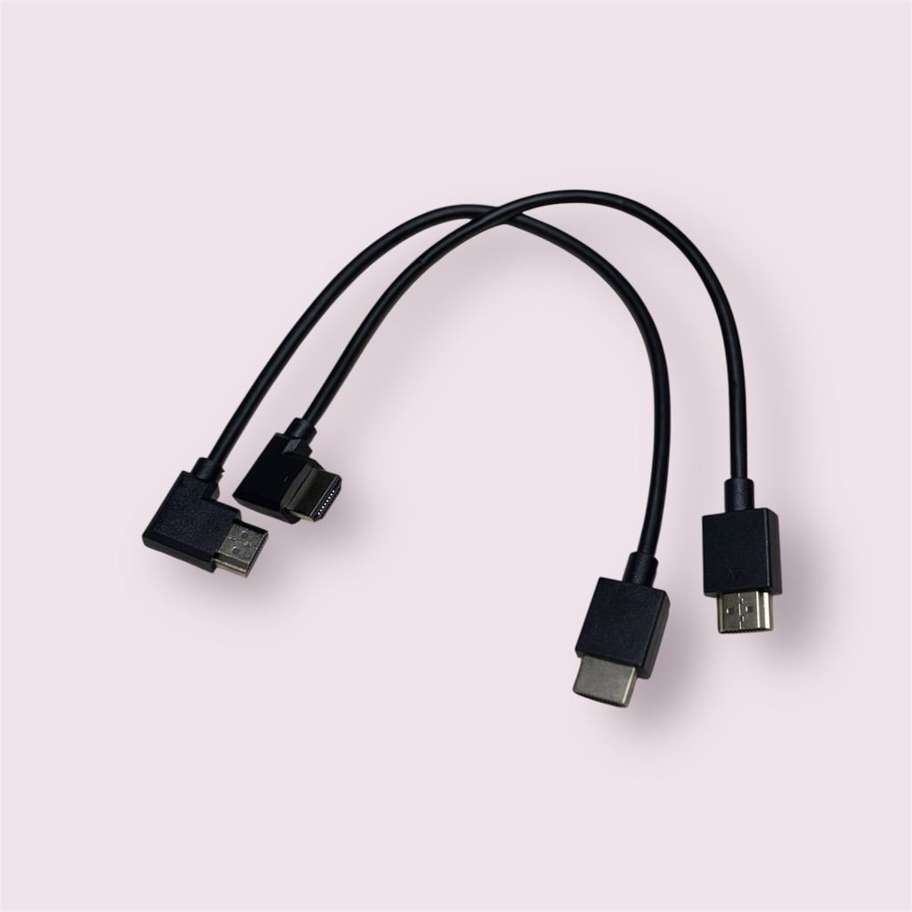 สาย HDMI ตัวผู้ไปยังสายตัวผู้สายเคเบิล HDMI /ลงมุม90องศาสาย HDMI สำหรับทีวี HD แล็ปท็อปโปรเจคเตอร์ PS4สาย PS5