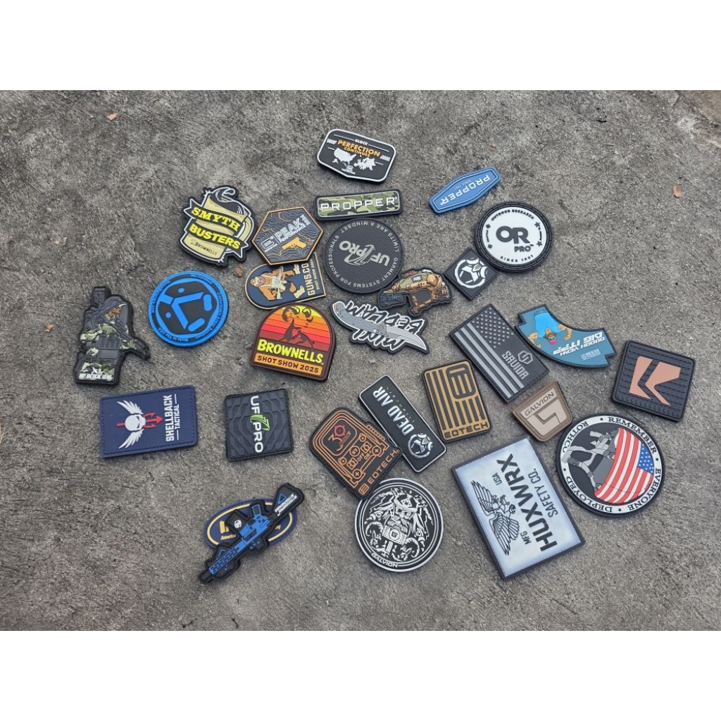 Tactical PVC Patchesสินค้าที่ระลึกจากงาน Shot Show USA