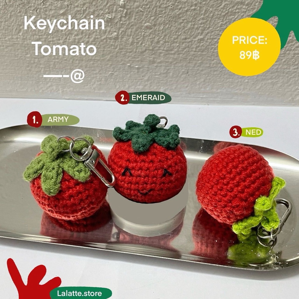 TOMATO KEYCHAIN 🍅(3สี)