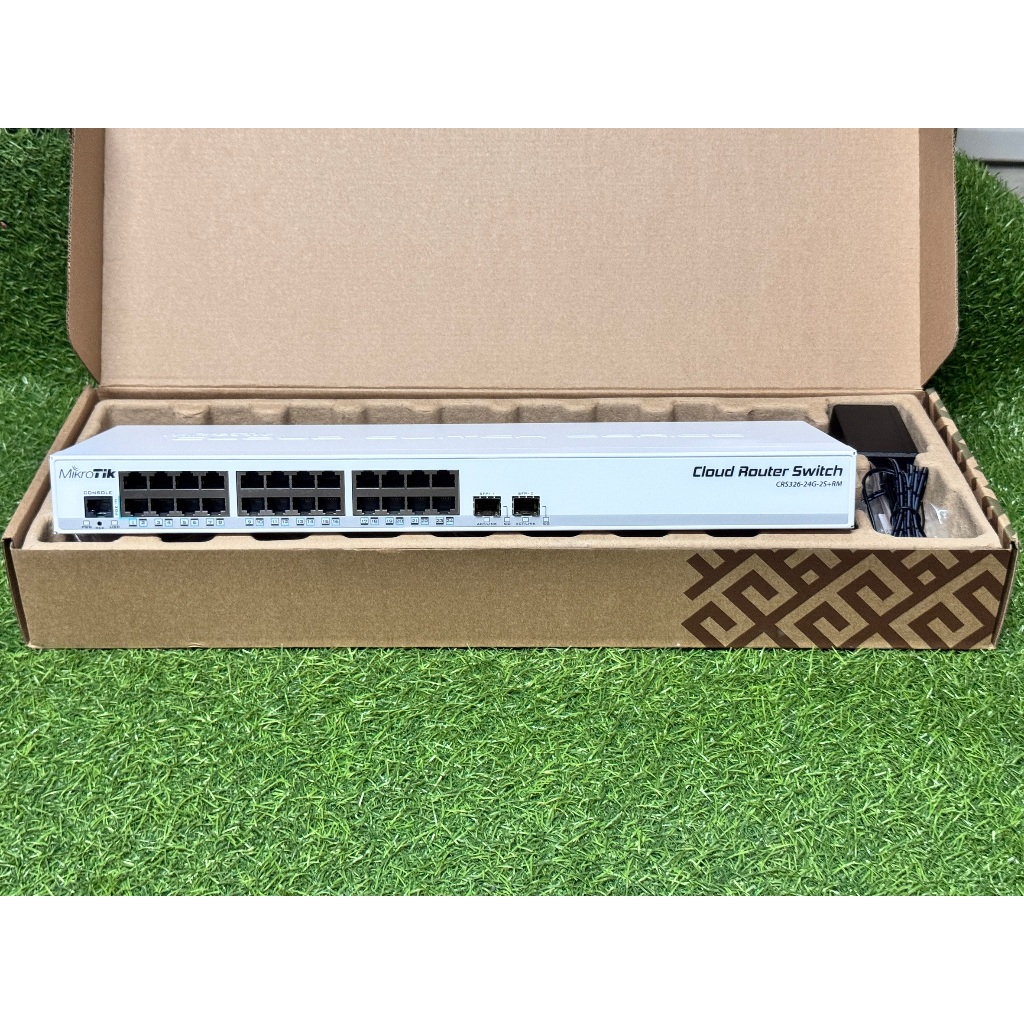 Mikrotik Cloud Switch Series CRS326-24G-2S+RM ของใหม่