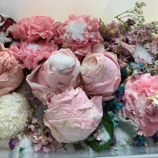 🌸ถูกที่สุด🌸 ซิลิก้าทราย 1 กิโล. สำหรับทำดอกไม้แห้ง มาลัยบ่าวสาว Silica gel สารกันชื้น ซองกันชื้น