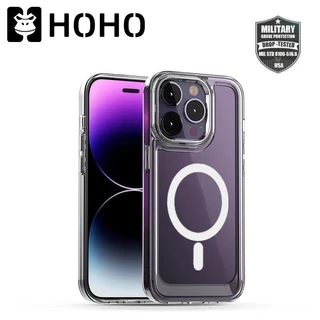 K🔥เคสใส เคสแม่เหล็ก ใช้สำหรับ iPhone 17 Air 16e 11 12 13 14 15 16 17 Pro Max 6 7 8 + Plus SE XR XS Max Mini TPU=PC Case