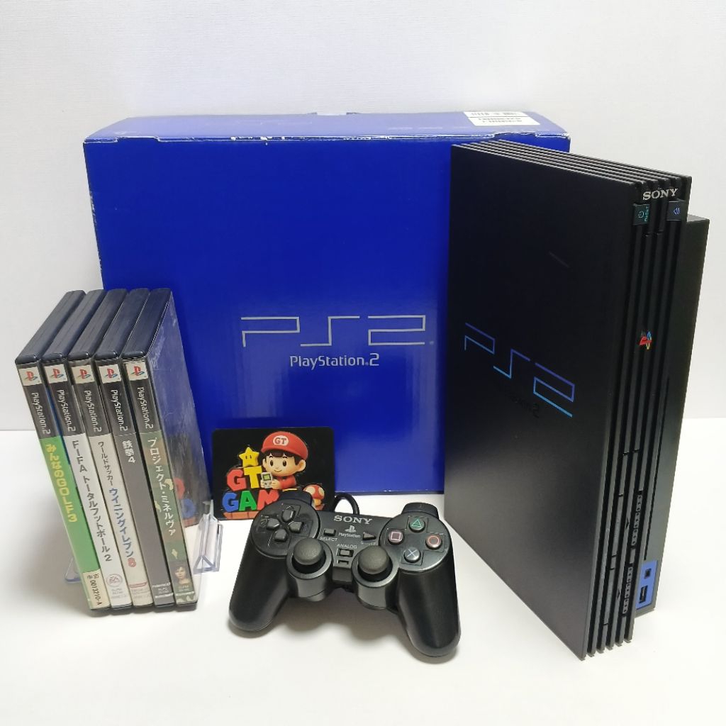 เครื่องเล่นเกมส์ Sony Ps2 / Playstation 2 BoxesSCPH-15000-18000 🇯🇵 Japan 110v.
