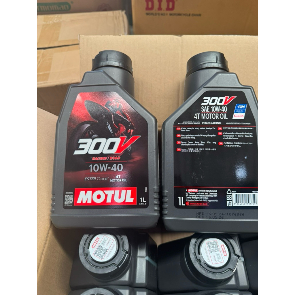 น้ำมันMOTUL300VRACING/ROAD-5W40-10W40-10W50-15W60-ESTER Core-4TMOTOR-OIL