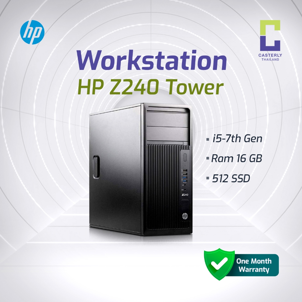 HP Z240 Tower Workstation — Core i5-7th Gen / 16GB / 512GB SSD